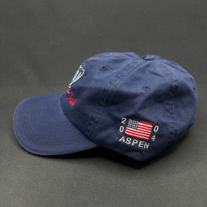 Vintage Wells Fargo Sterling Cup Classic Strapback Hat Navy Golf Cap