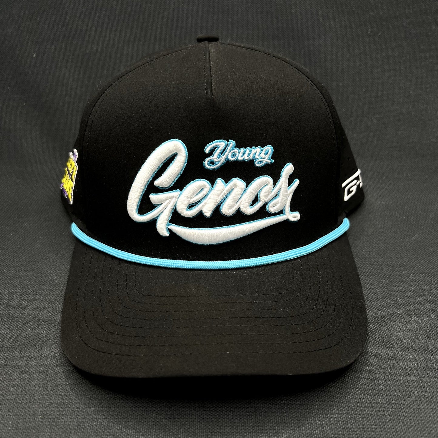 The Late Game Cast Crew Young Genos Snapback Hat Black GSW