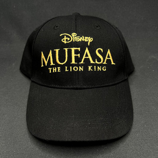 Disney Mufasa The Lion King 2024 Promo Strapback Hat Black Cap