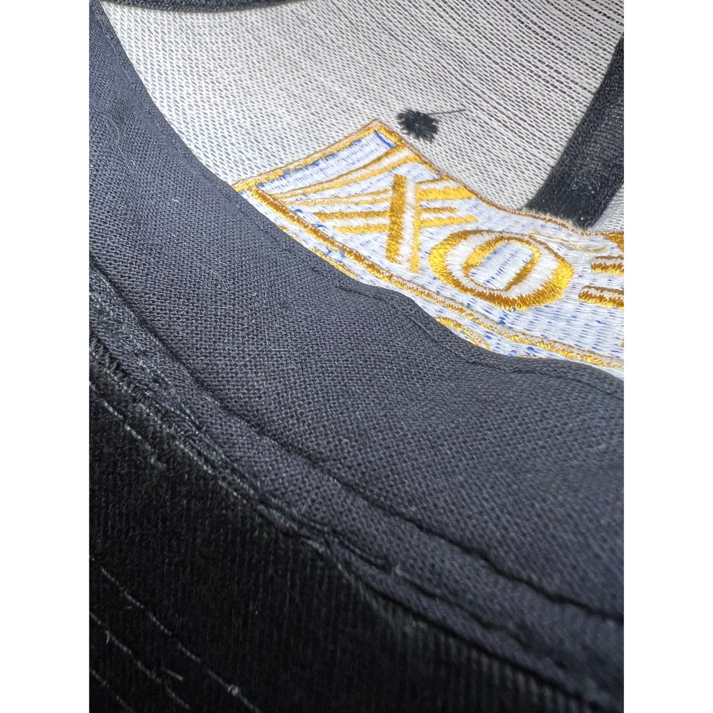 Vintage 90s FOX Sports Snapback Hat Mohr’s Embroidered Made Bangladesh