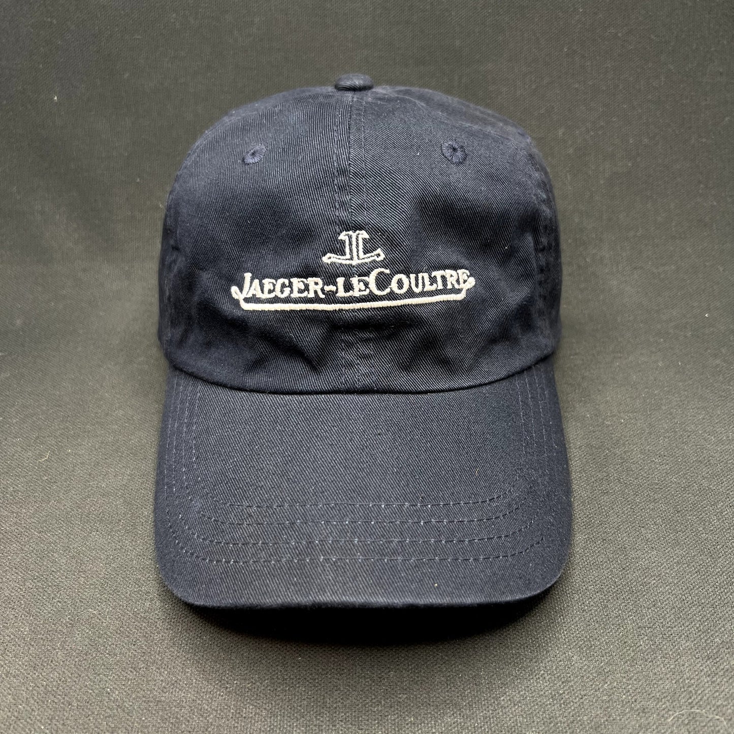 Vintage Jaeger-LeCoultre Luxury Watch Brand Strapback Hat Imperial Headwear Navy