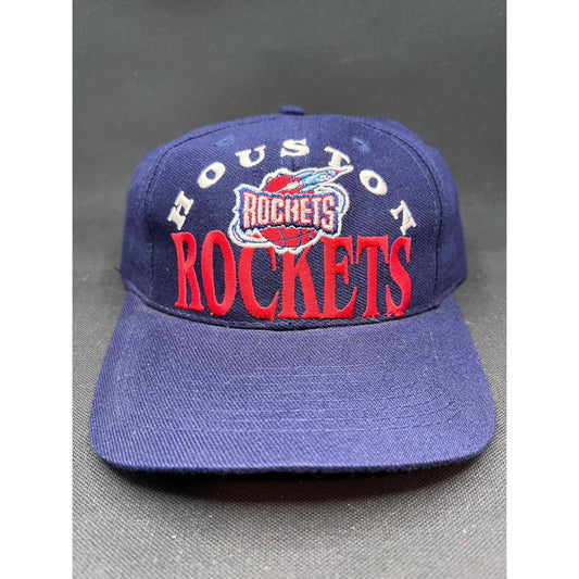 Vintage 1990s Houston Rockets Snapback Hat by The Game – Rare Classic Logo