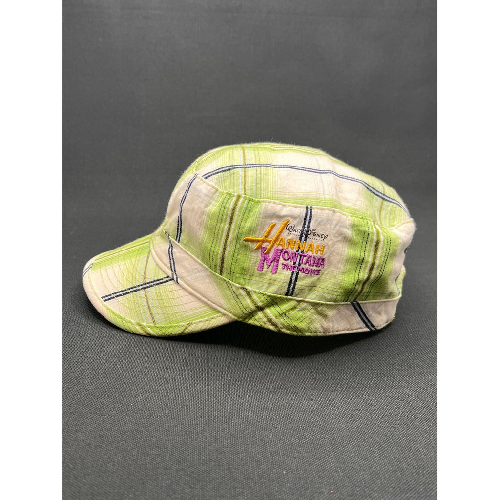 Disney Hannah Montana The Movie Plaid Cadet Cap – Green & White