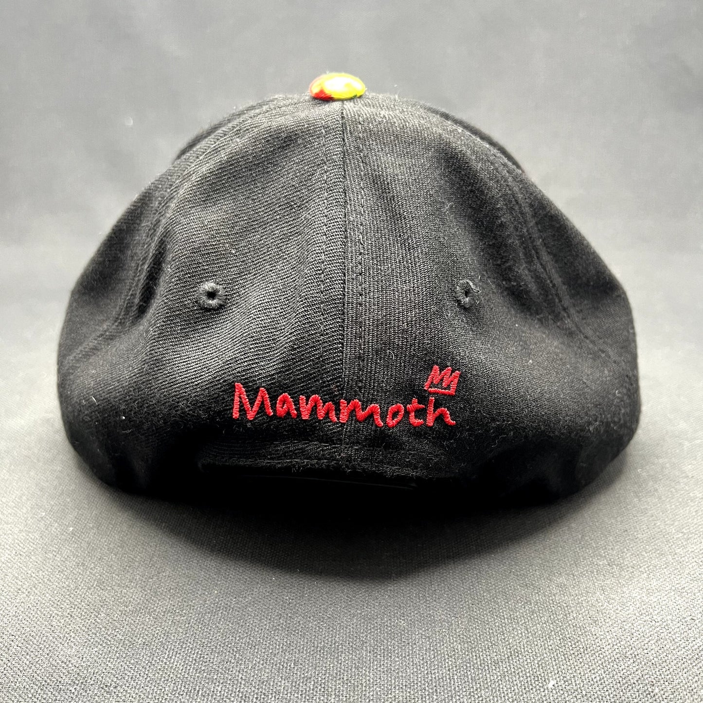 Mammoth Mountain Tropical Floral Brim Snapback Hat Black Resort Cap