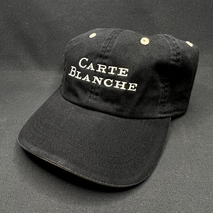 Retro Carte Blanche Napa Valley Strapback Hat Black AHEAD Vintage