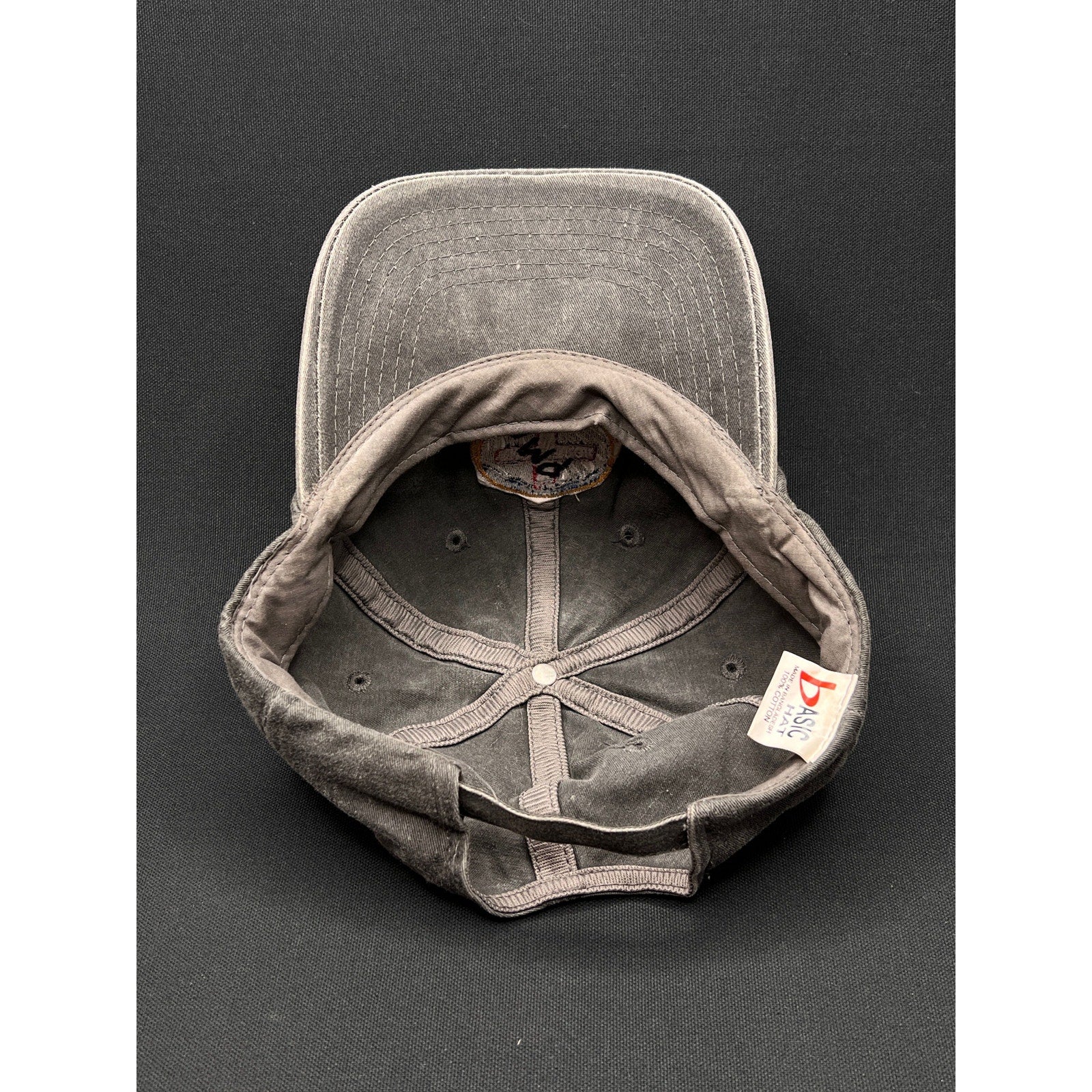 Vintage Highland Ski Patrol Washed Black Dad Hat – 100% Cotton Strapback