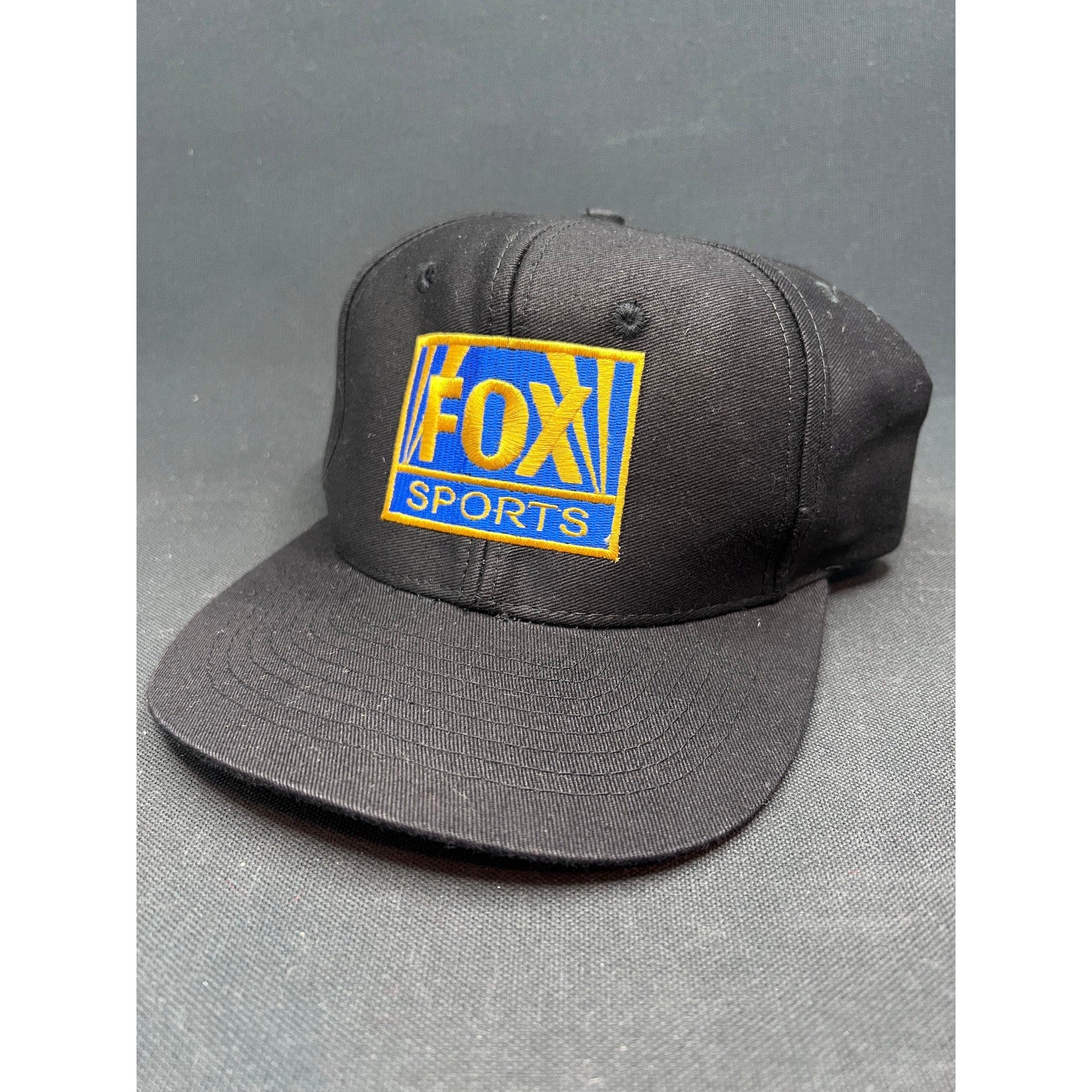 Vintage 90s FOX Sports Snapback Hat Mohr’s Embroidered Made Bangladesh
