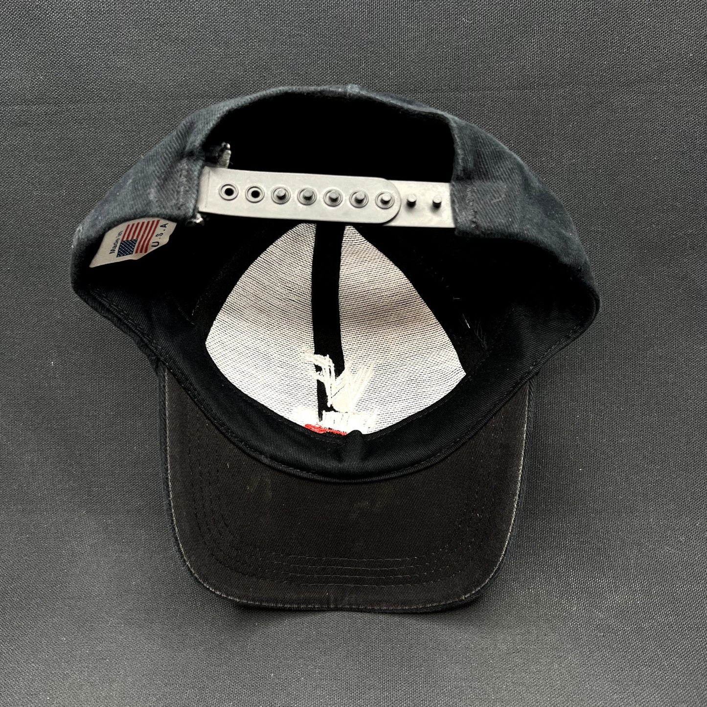 Vintage WWF Attitude Era Snapback Hat Black Made in USA Wrestling
