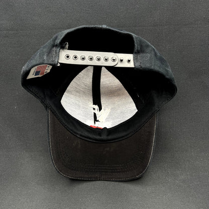 Vintage WWF Attitude Era Snapback Hat Black Made in USA Wrestling