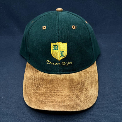 Vintage Desert Lake Golf Strapback Hat Suede Brim OTTO Leather Strap