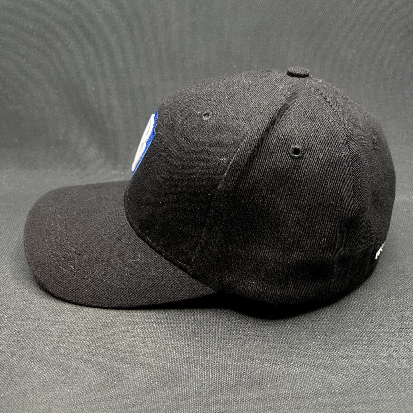 Warner Bros Studio Tour Hollywood Fitted Hat Black Blue WB Cap M/L
