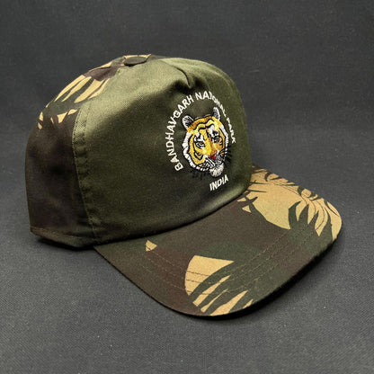 Vintage Bandhavgarh National Park India Tiger Camo Strapback Hat