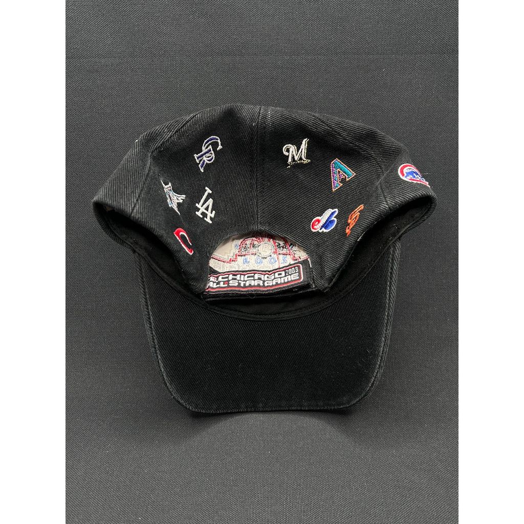 2003 MLB All-Star Game Chicago Black Adjustable Hat American Needle