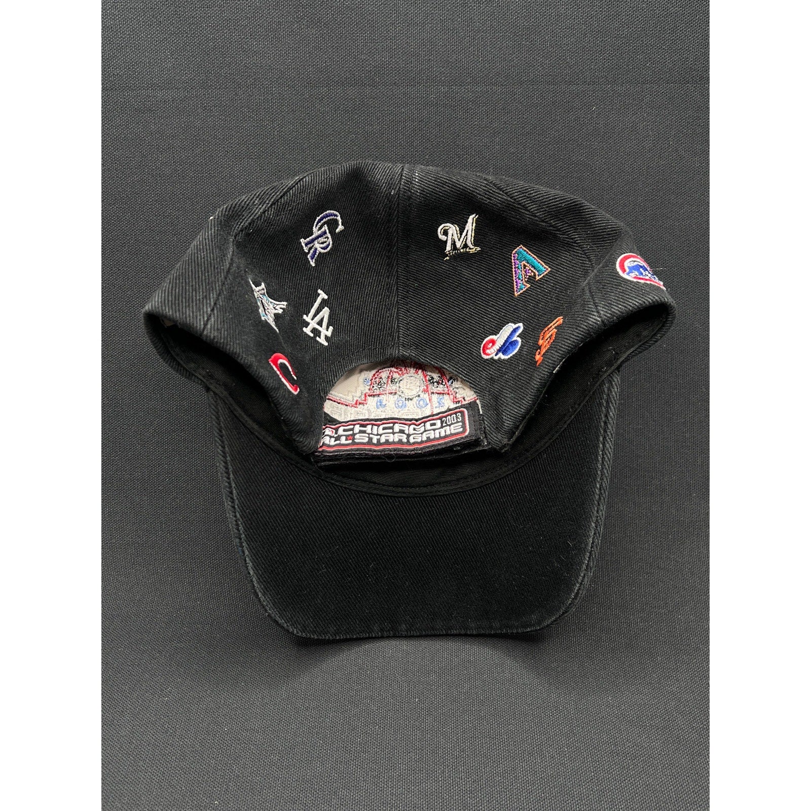 2003 MLB All-Star Game Chicago Black Adjustable Hat American Needle