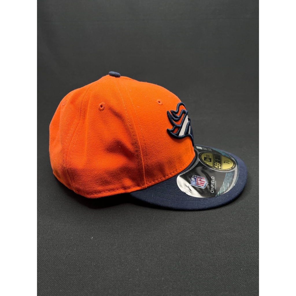New Era Denver Broncos On-Field Fitted Hat – Orange/Navy (7 3/8)