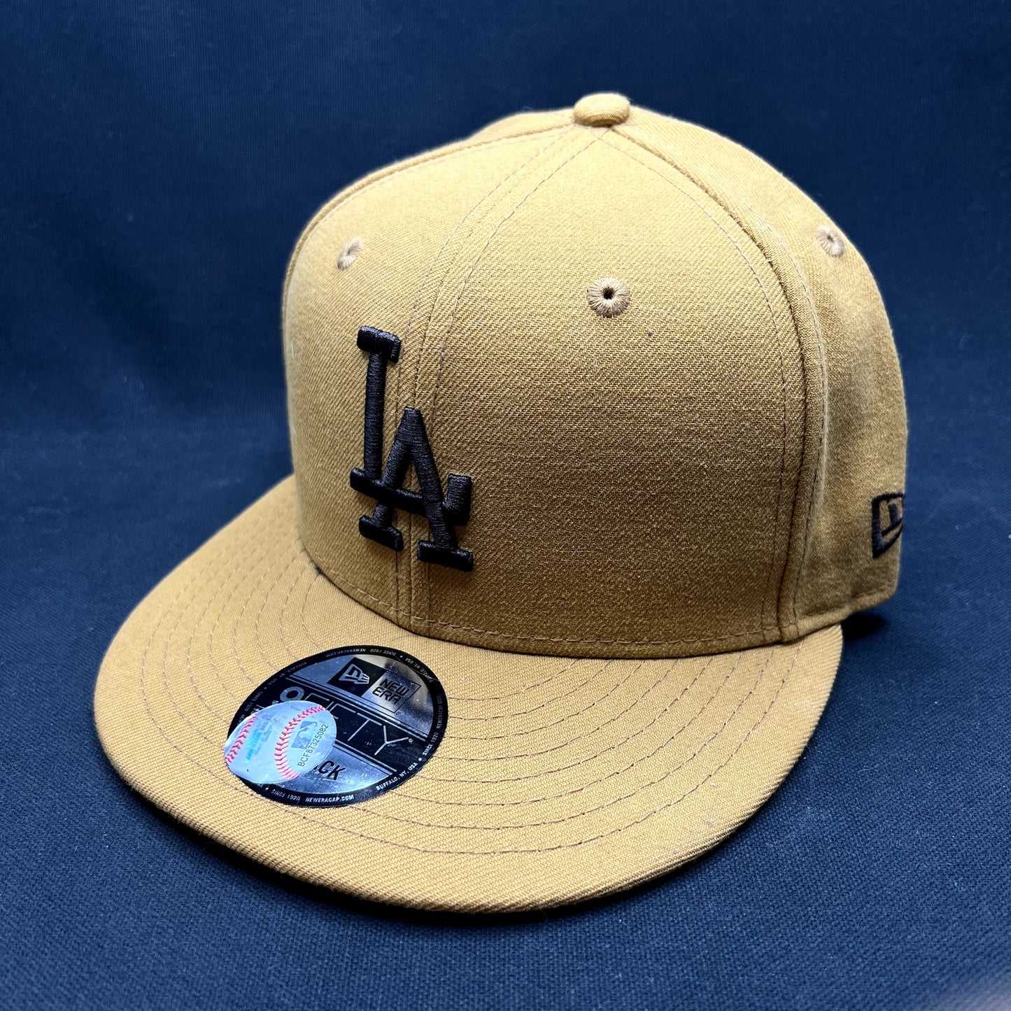 New Era LA Dodgers 1981 World Series Tan Brown 9FIFTY Snapback Hat