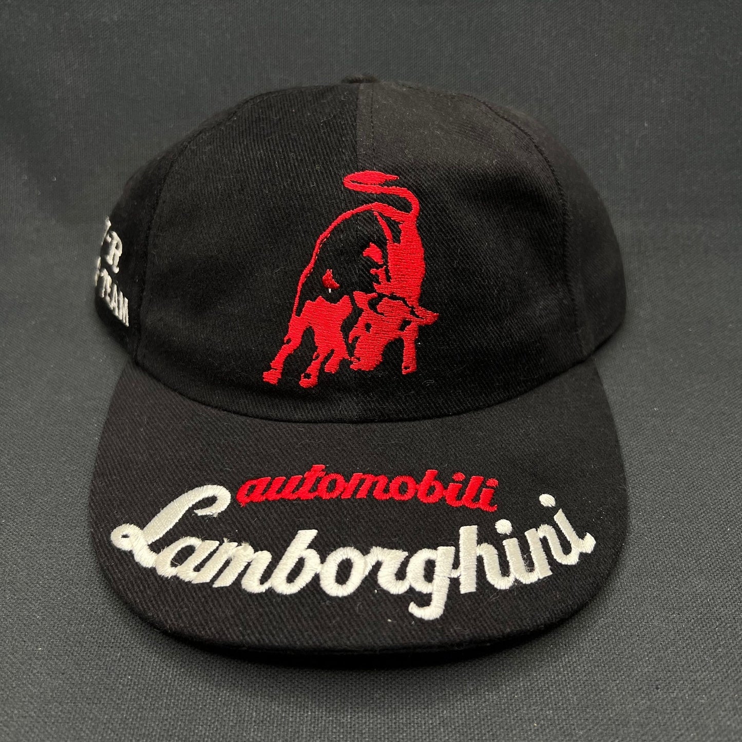 Automobili Lamborghini Bull Logo Strapback Hat Vintage Style