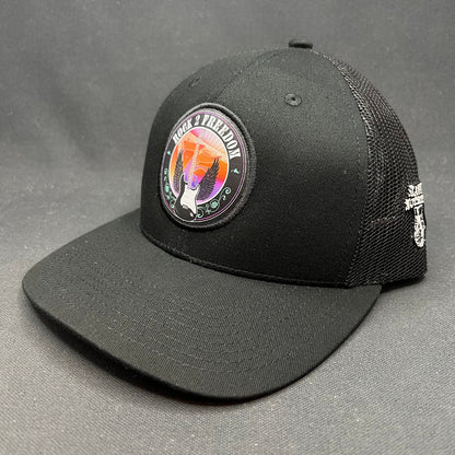 In-N-Out Burger Rock 2 Freedom Trucker Hat Black Snapback