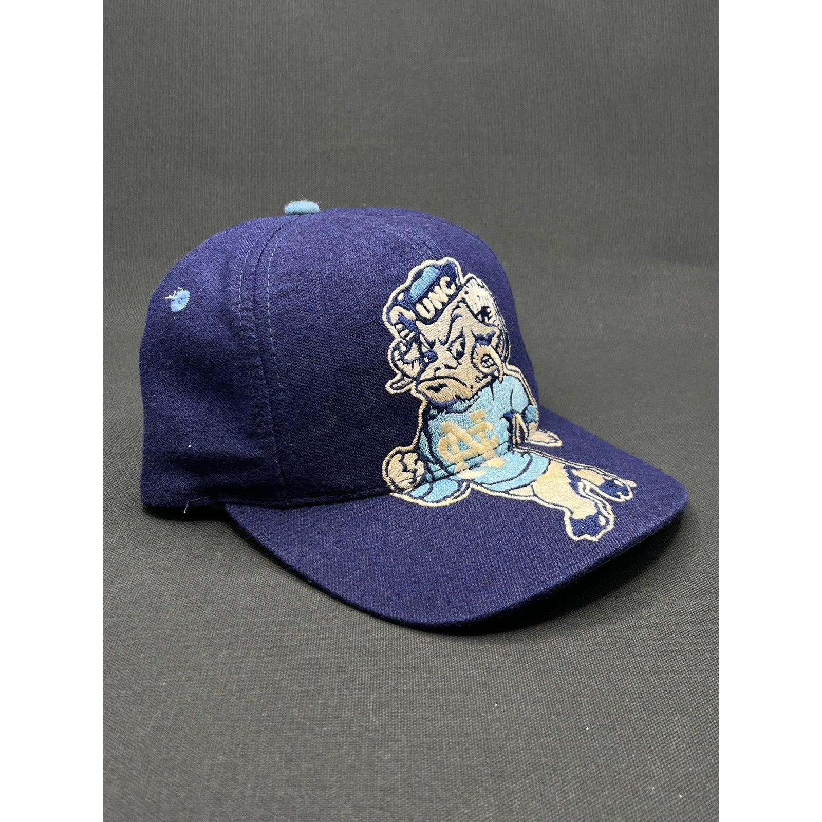 Vintage 1984 UNC Tar Heels Rameses Mascot Snapback by Signature Sportswear Rare