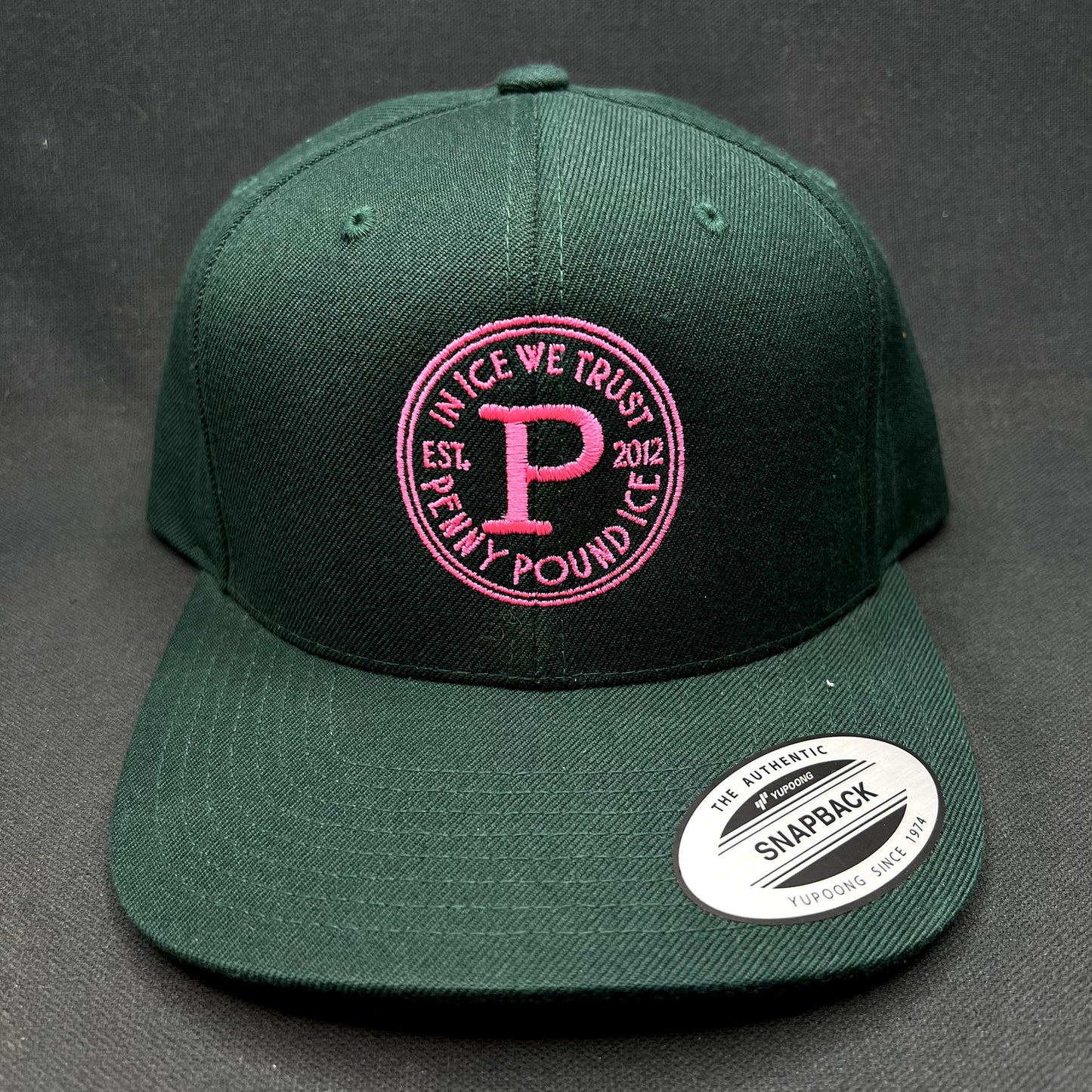 Penny Pound Ice In Ice We Trust Snapback Hat Yupoong Classics
