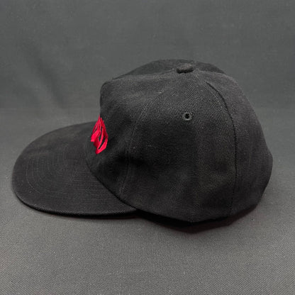 Curdled Metal Band Snapback Hat Black Red Logo Cap Mohrs
