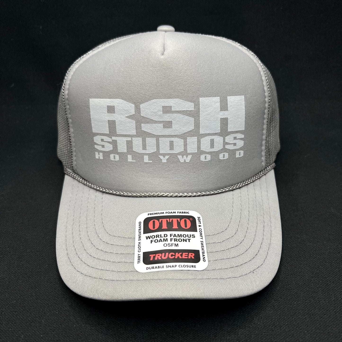 RSH Studios Hollywood Trucker Hat Gray OTTO Snapback Cap