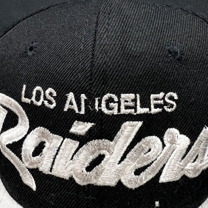 Vintage Los Angeles Raiders Sports Specialties Script Snapback Hat