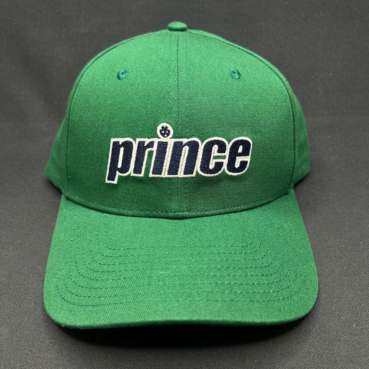 Prince Pickleball Green Strapback Hat Script Logo Cap