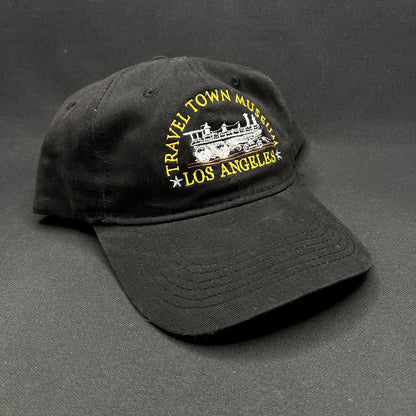 Travel Town Museum Los Angeles Railroad Train Strapback Hat Black Port & Company