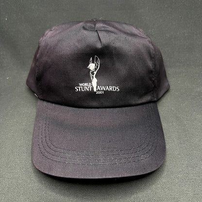 Vintage 2001 World Stunt Awards Snapback Hat Distressed Faded