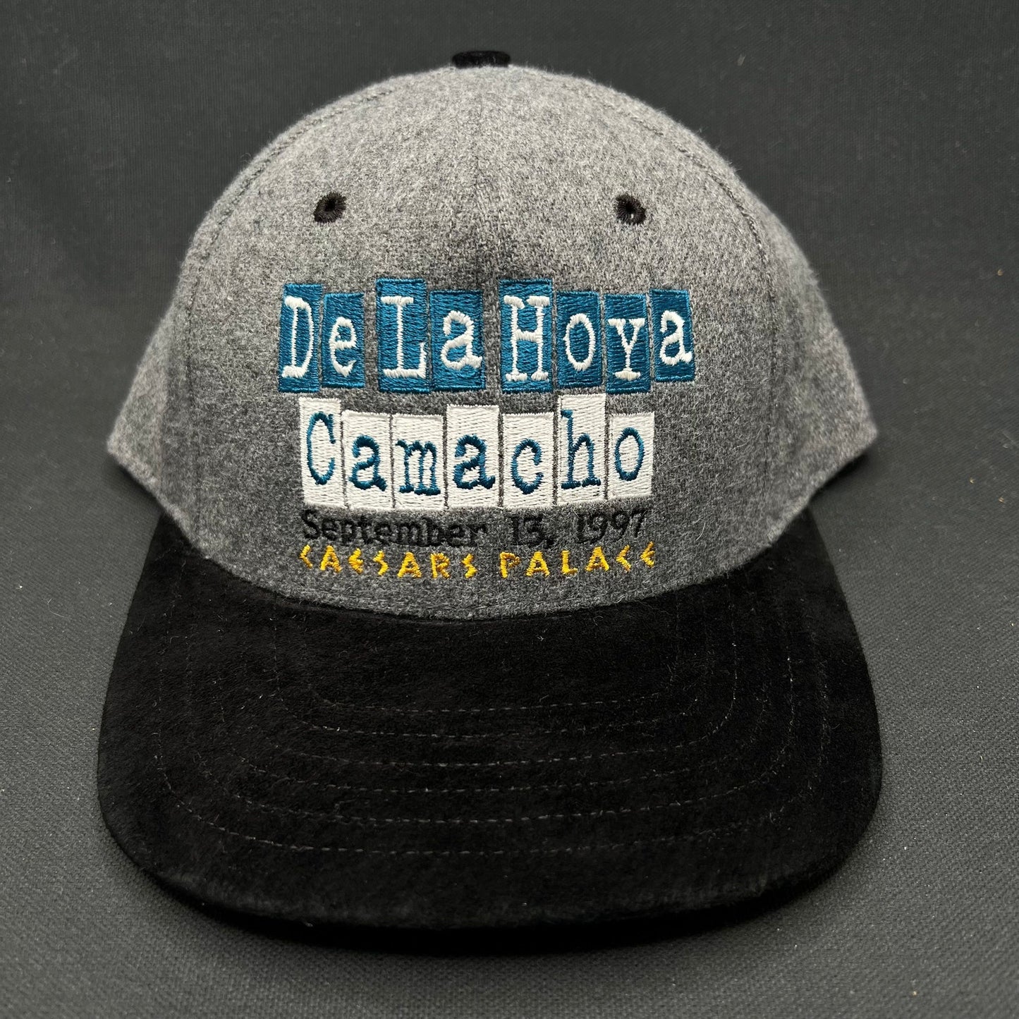 Vintage 1997 De La Hoya vs Camacho Caesars Palace Snapback Hat Boxing