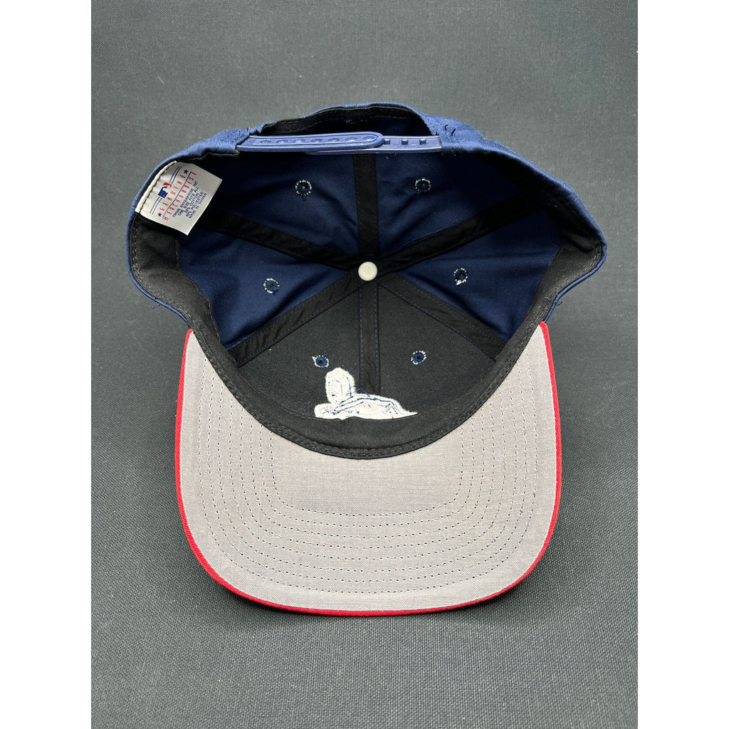 Vintage 90s Cleveland Indians Snapback Hat Twins Enterprise MLB Taiwan