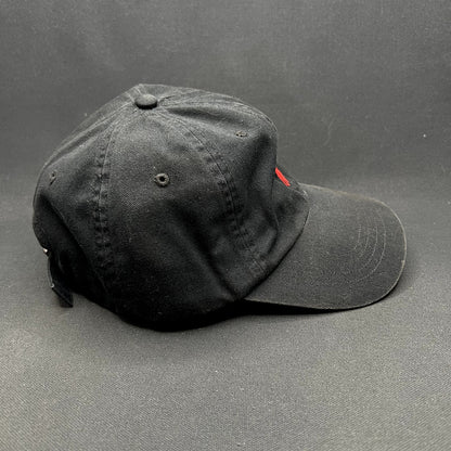 Polo Ralph Lauren Pony Strapback Hat Black Red Logo Adjustable Cap