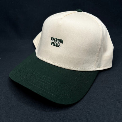 Negroni Please Nostalgia Killer Strapback Cocktail Bar Hat