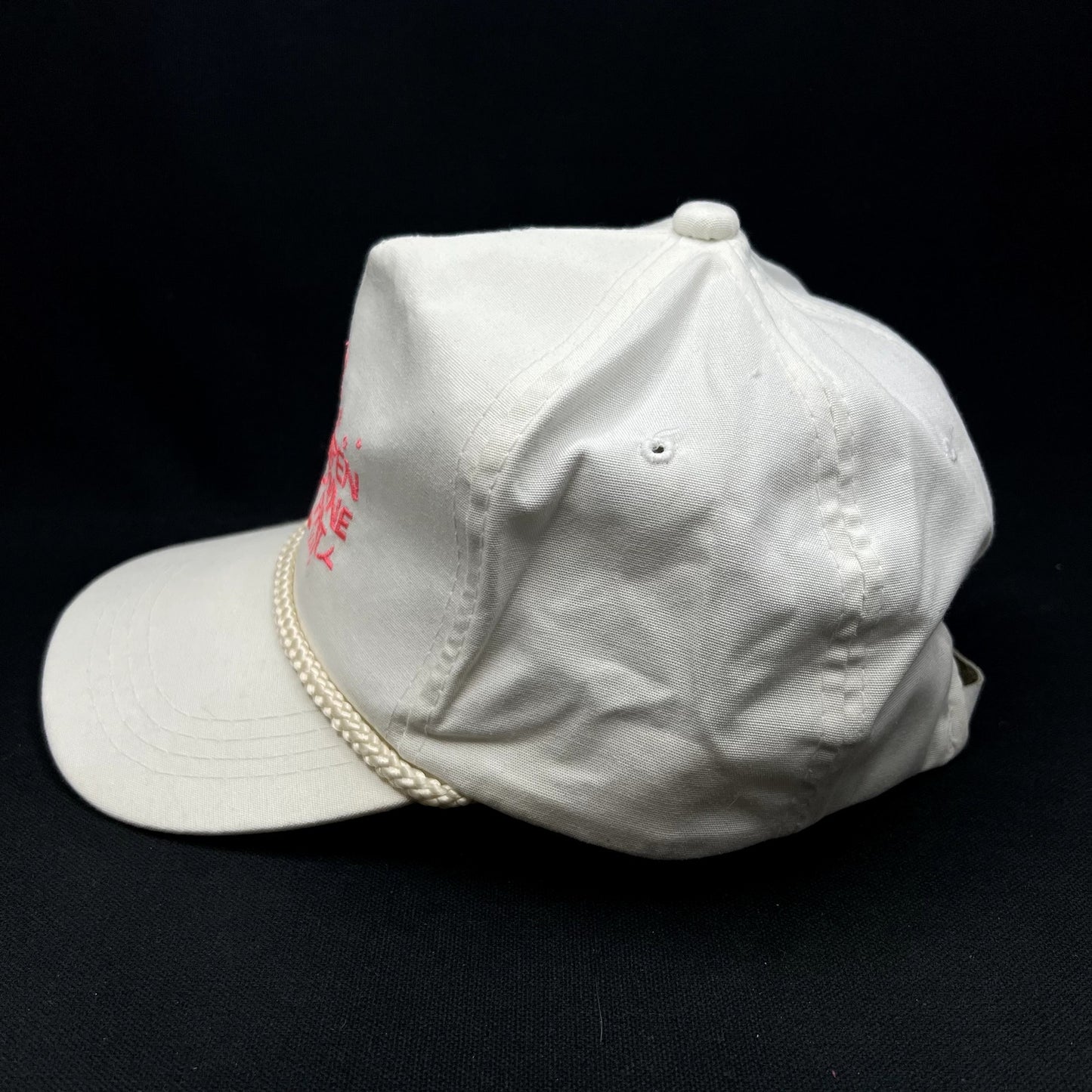 Vintage 1991 Aspen Wine Party Strapback Hat Rope Yupoong Korea