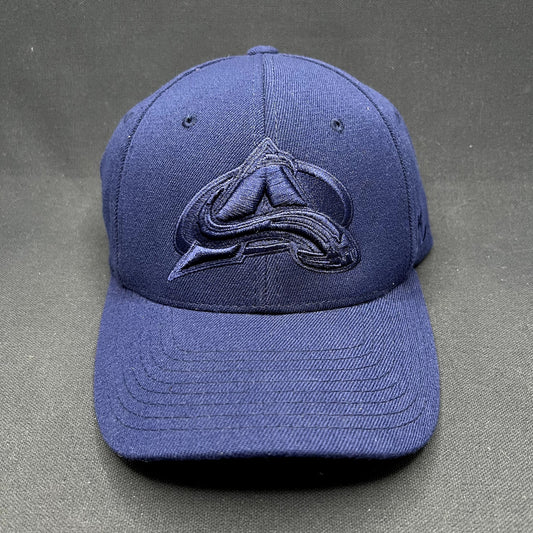 Colorado Avalanche NHL Zephyr Z-Fit M/L Navy Blue Fitted Hat Tone-on-Tone Logo