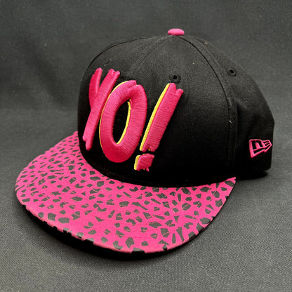 Yo! MTV Raps New Era 9FIFTY Snapback Hat Pink Black S/M Retro