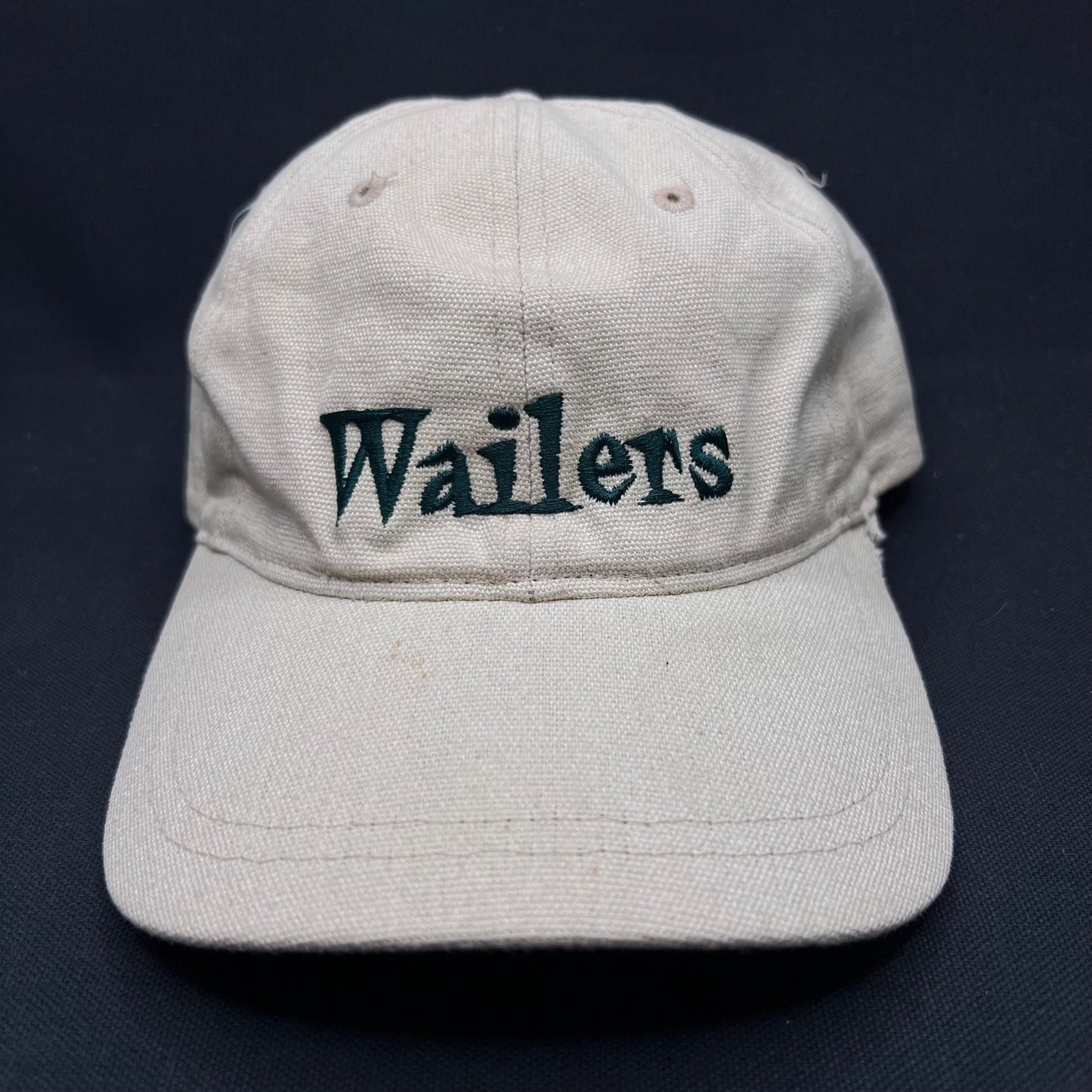 Vintage 90s Y2K Wailers Reggae Strapback Hat Bob Marley Band Logo