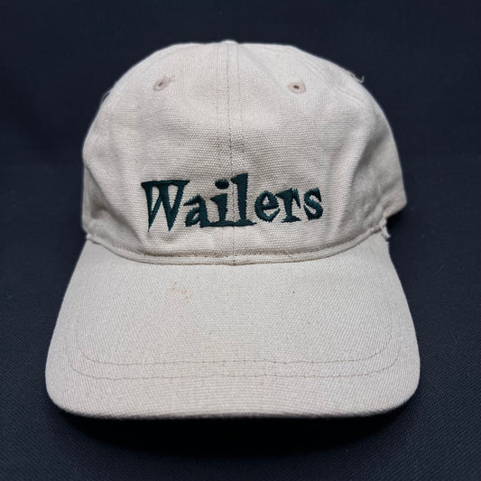 Vintage 90s Y2K Wailers Reggae Strapback Hat Bob Marley Band Logo
