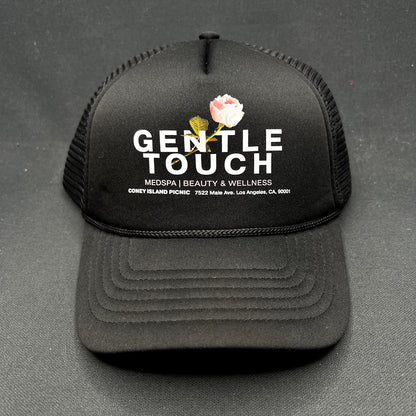 Coney Island Picnic Gentle Touch MedSpa Trucker Snapback Hat Black