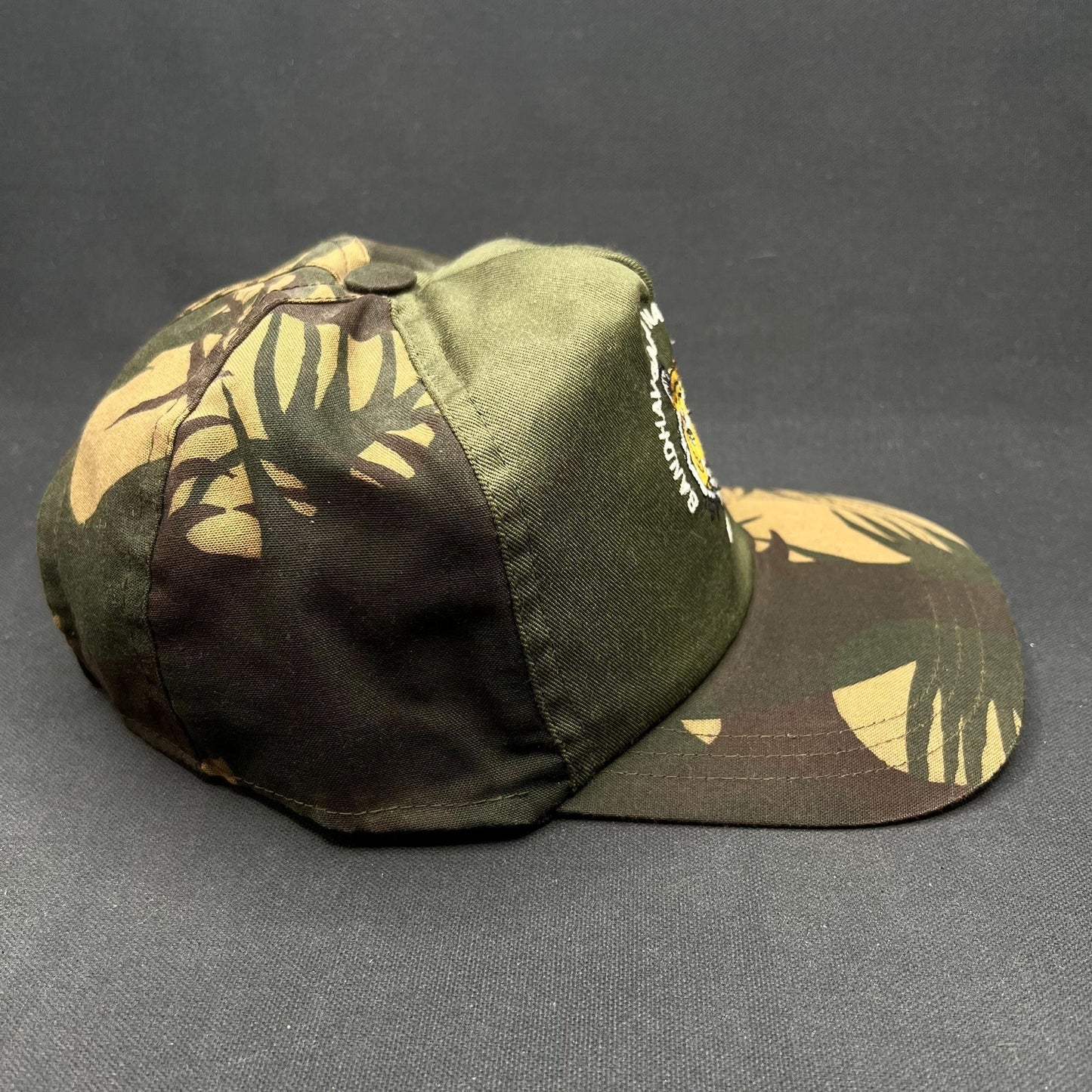 Vintage Bandhavgarh National Park India Tiger Camo Strapback Hat