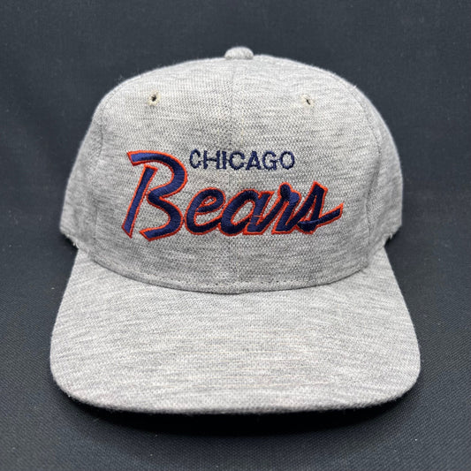 Vintage 90s Chicago Bears Sports Specialties Script Snapback Hat