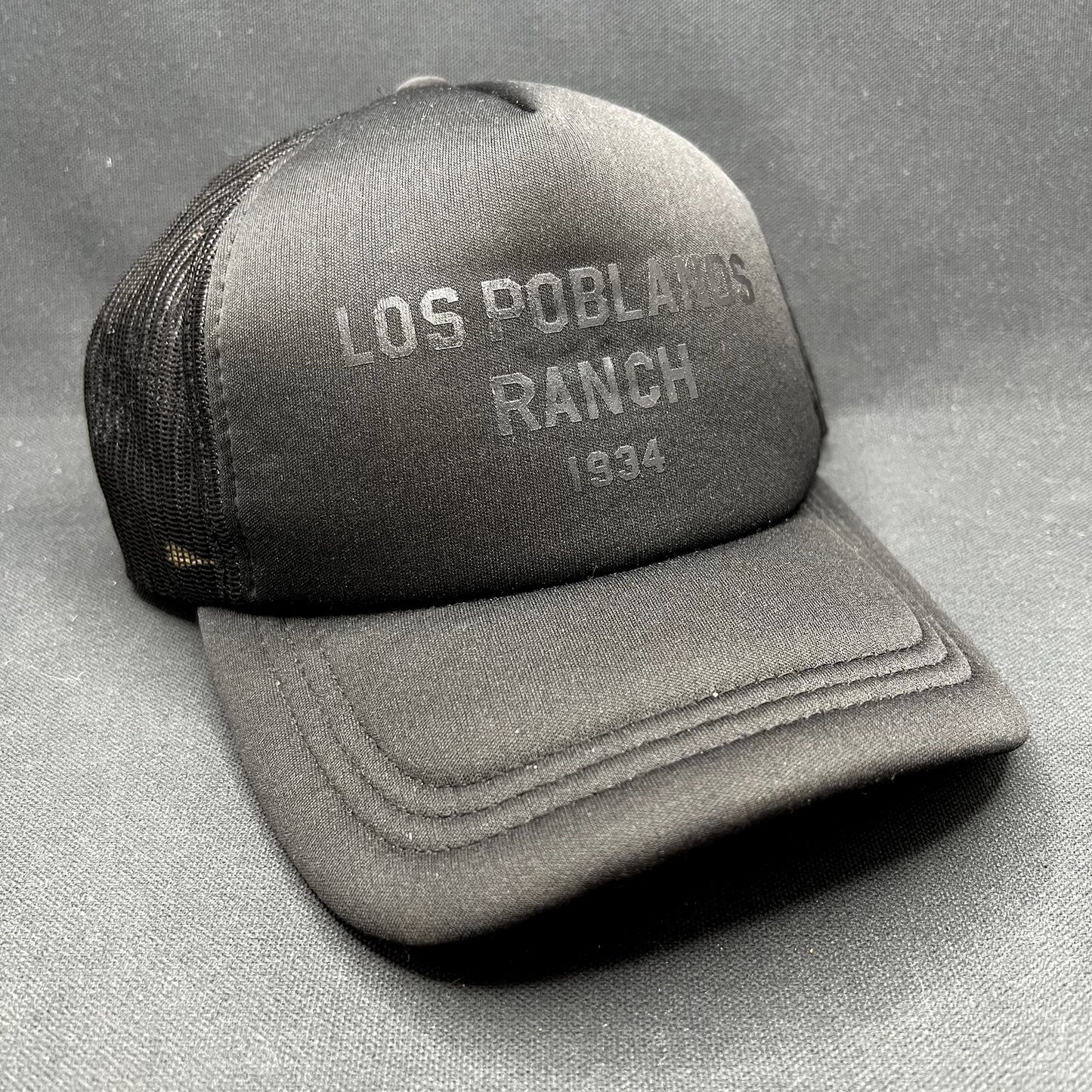 Los Poblanos Ranch 1934 Blackout Trucker Snapback Hat