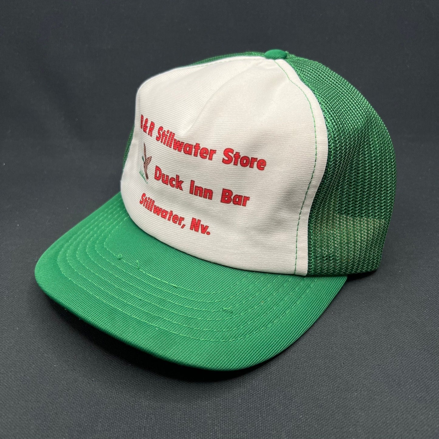 Vintage Stillwater NV Duck Inn Bar Trucker Hat Snapback USA