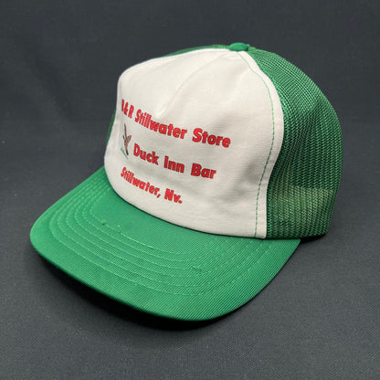 Vintage Stillwater NV Duck Inn Bar Trucker Hat Snapback USA