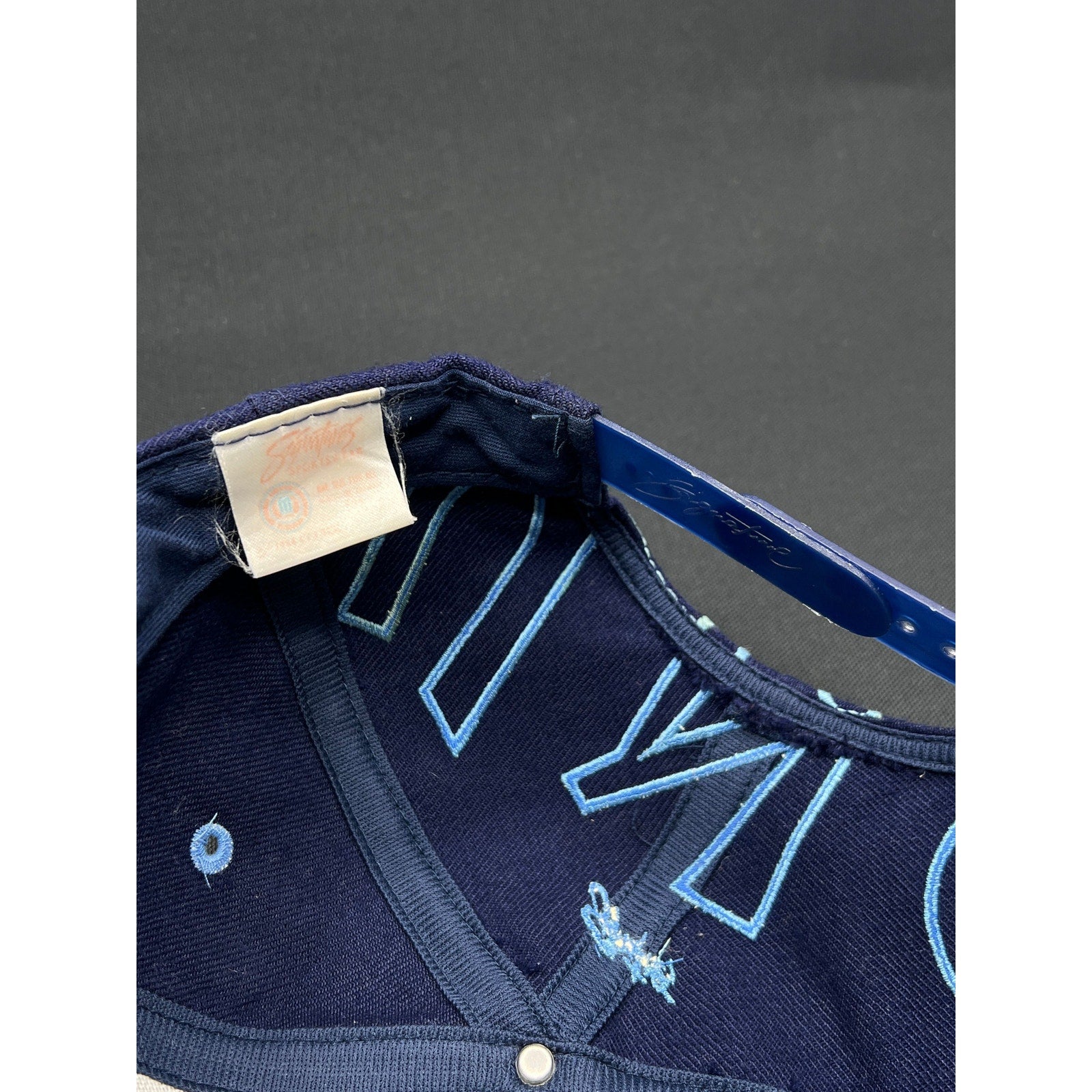 Vintage 1984 UNC Tar Heels Rameses Mascot Snapback by Signature Sportswear Rare