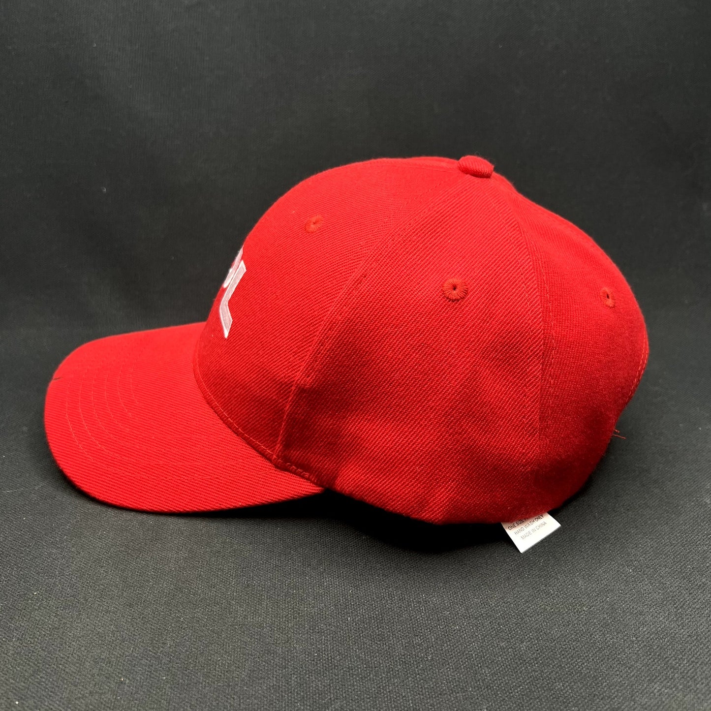 JPL Jet Propulsion Laboratory NASA Red Snapback Hat Satellite Underbrim Cap