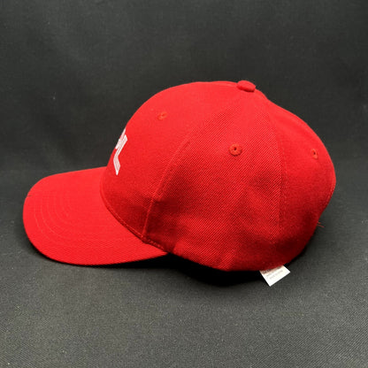 JPL Jet Propulsion Laboratory NASA Red Snapback Hat Satellite Underbrim Cap