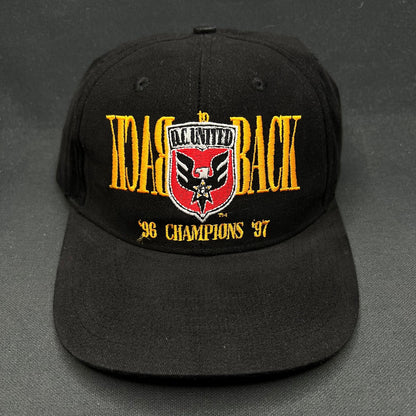 Vintage DC United Back to Back Champions 1996 1997 Snapback Hat MLS