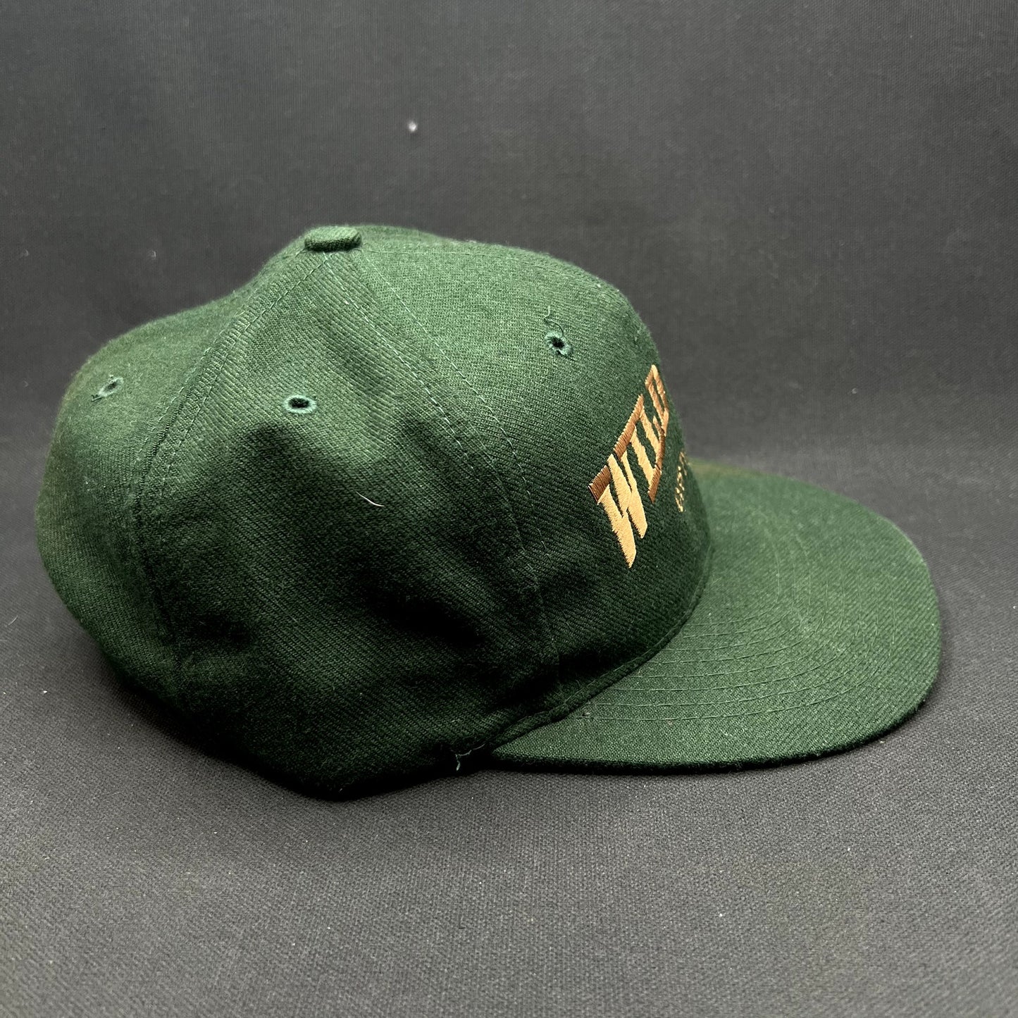 Vintage Wild Bill Costumes Snapback Hat Otto Cap Dark Green USA Western
